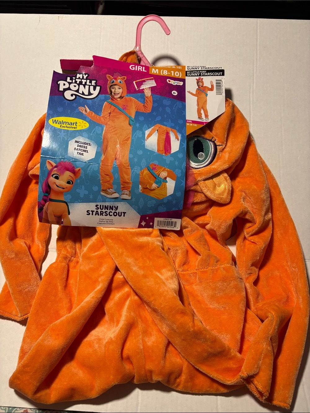My Little Pony Sunny Starscout Orange Plush Costume Hooded Jumpsuit